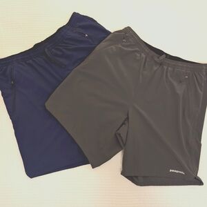 2 pairs Patagonia 9 Trails Shorts